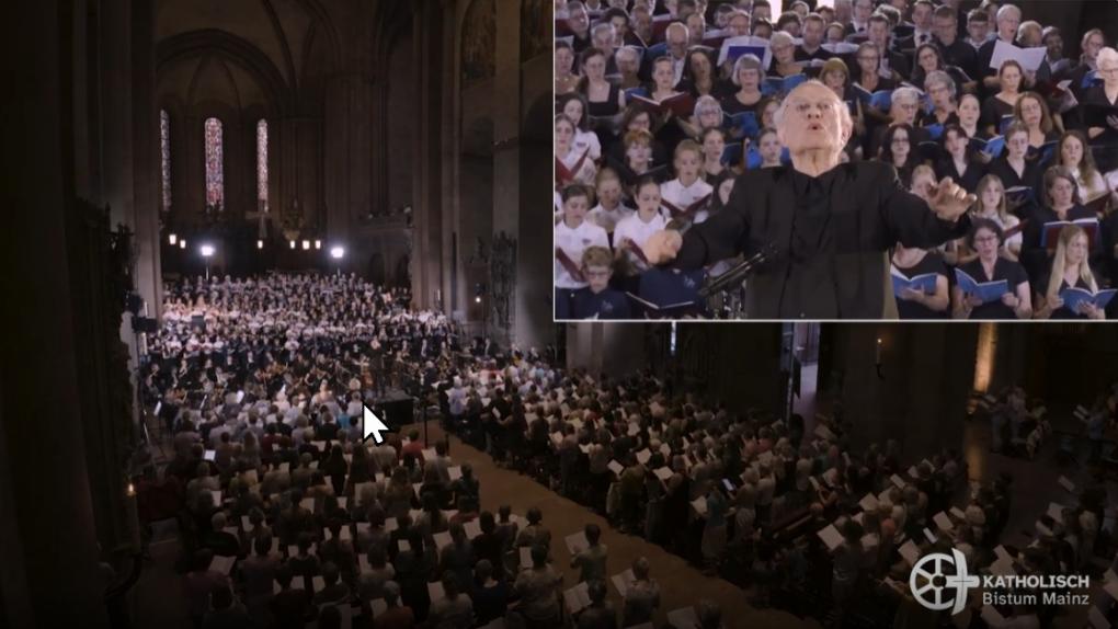Video Bistum Mainz John Rutter Chortag 2024