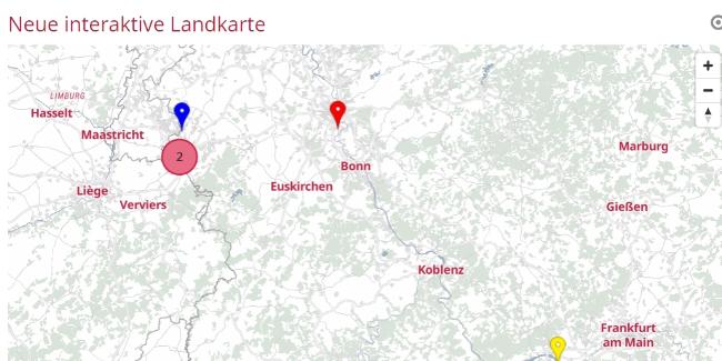 interaktive Landkarte